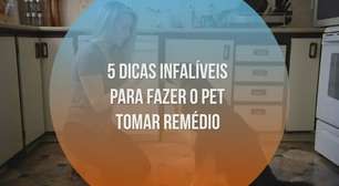 5 dicas infalíveis para fazer o pet tomar remédio